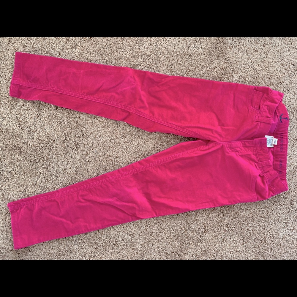 Girls Lands End - pink corduroys!